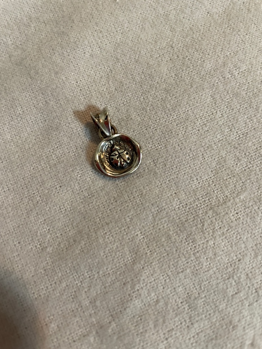 Waxing Poetic ladybug pendant - Picture 2 of 5